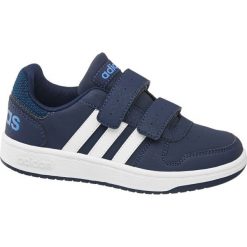 Buciki niemowlęce chłopięce: buty dziecięce adidas Vs Hoops 2.0 adidas granatowe
