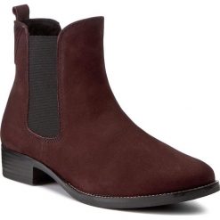 Sztyblety CAPRICE - 9-25317-29 Dk Bor.Nubuc 539. Czerwone buty zimowe damskie marki Caprice, z materiału, na obcasie. W wyprzedaży za 259,00 zł.