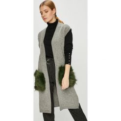 Silvian Heach - Kamizelka. Szare kamizelki damskie marki Silvian Heach, s, z poliesteru, krótkie. W wyprzedaży za 239,90 zł.
