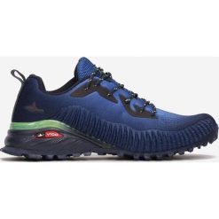 Granatowo-Zielone Buty Sportowe Aerishell. Niebieskie buty sportowe męskie Born2be, bez zapięcia. W wyprzedaży za 159,99 zł.
