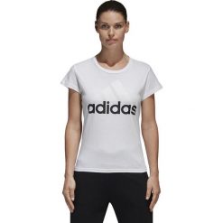 KOSZULKA ESSENTIALS LINEAR (XXS). Koszulki damskie Adidas, xxs, bez wzorów, z bawełny, klasyczne, z klasycznym kołnierzykiem, bez rękawów. W wyprzedaży za 69,99 zł.