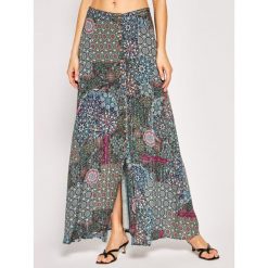 Spódnica maxi Desigual Icaria 20SWFW22. Niebieskie spódniczki damskie Desigual, bez wzorów, z wiskozy, maxi. W wyprzedaży za 309,00 zł.
