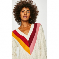 Tommy Hilfiger - Sweter. Szare swetry klasyczne damskie TOMMY HILFIGER, l, z bawełny. Za 749,90 zł.