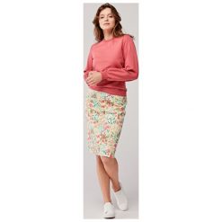 Bluza Molly różana XXS różowy. Różowe bluzy damskie Marie Zélie, s, w paski, z elastanu, bez rękawów, długie, bez kaptura. Za 227,00 zł.