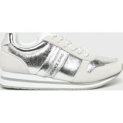 Versace Jeans - Buty. Szare buty sportowe damskie Versace Jeans, bez wzorów, z jeansu, sportowe. W wyprzedaży za 319,90 zł.