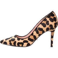 Dune London AURRORA Szpilki yellow. Żółte czółenka damskie marki Dune London, bez wzorów, ze skóry ekologicznej, klasyczne, bez obcasa, na szpilce, bez zapięcia. Za 419,00 zł.
