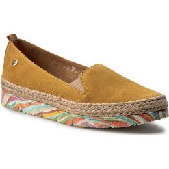 Espadryle MACIEJKA - 02966-07/00-5 Żółty. Żółte espadryle damskie Maciejka, ze skóry. W wyprzedaży za 189,00 zł.
