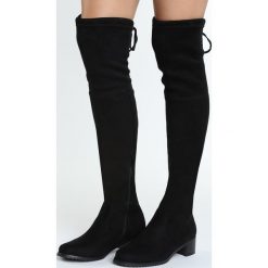 Buty zimowe damskie: Czarne Kozaki Incipiently