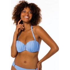 Dorina - Biustonosz kąpielowy Fiji. Niebieskie stroje kąpielowe damskie Dorina, m, bez wzorów, z elastanu. W wyprzedaży za 49,90 zł.