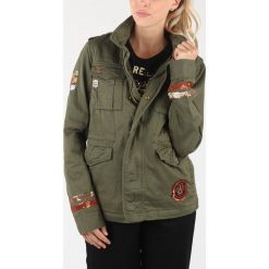 SuperDry Kurtka Zielony. Zielone kurtki damskie Superdry, na wiosnę, xs, bez wzorów, z bawełny. Za 654,95 zł.