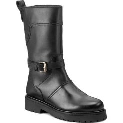 Buty zimowe damskie: Botki TWINSET - Biker CA7PMA Nero 00006