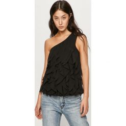 Only - Top. Czarne bluzki damskie ONLY, bez wzorów, z bawełny, casualowe, z okrągłym kołnierzem, bez rękawów. Za 169,90 zł.