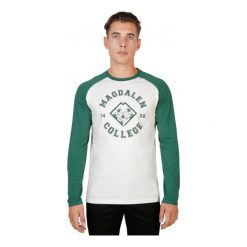 Oxford University Koszulka T-shirt MAGDALEN-RAGLAN-ML. Koszulki męskie Oxford University, s, bez wzorów, bez kołnierzyka. Za 68,00 zł.