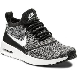 Buty NIKE - Air Max Thea Ultra Fk 881175 001 Black/White. Szare półbuty damskie Nike, na co dzień, bez wzorów, ze skóry, bez obcasa, na płaskiej podeszwie, bez zapięcia. W wyprzedaży za 399,00 zł.