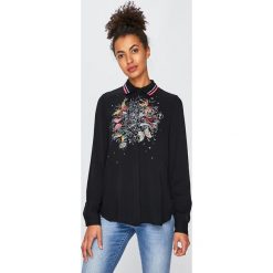 Desigual - Koszula. Czarne koszule body damskie marki Desigual, s, z haftami, z wiskozy, casualowe. Za 349,90 zł.