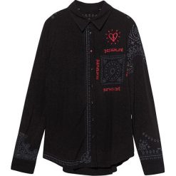 Desigual Koszula damska Cam Sally Negro 19WWCW09 2000 (Rozmiar XS). Koszule damskie Desigual, xs, bez wzorów, bez kołnierzyka, bez rękawów. W wyprzedaży za 166,00 zł.
