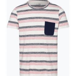 Tom Tailor Denim - T-shirt męski, czerwony. Czerwone t-shirty męskie TOM TAILOR DENIM, s, w paski, z denimu, eleganckie, bez kołnierzyka. Za 39,95 zł.