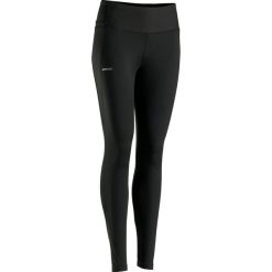 LEGGINSY tenis LEG TH 900 damskie. Czarne legginsy sportowe damskie ARTENGO, m, bez wzorów, z elastanu, tenisowe. Za 59,99 zł.