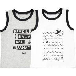T-shirty chłopięce: Zestaw, 2 koszulki na ramiączkach z nadrukiem 3-12 lat