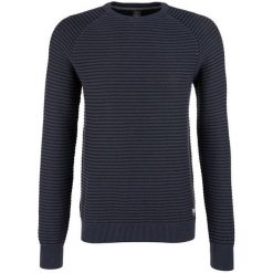 S.Oliver Męska sweter 13.810.61.5128.59G0 Night Blue (rozmiar L). Niebieskie swetry męskie S.Oliver, s, bez wzorów, eleganckie, bez kołnierzyka, bez kaptura. W wyprzedaży za 111,00 zł.