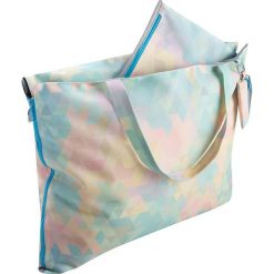 Shopper bag damskie: Torba wielofunkcyjna z kolorowym wzorem – 57 x 45 cm