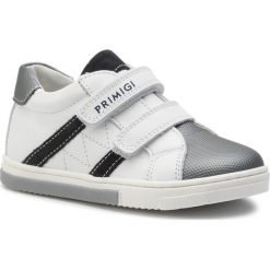 Sneakersy PRIMIGI - 4406211 S Bianc. Białe trampki chłopięce Primigi, bez wzorów, z zamszu, na rzepy. W wyprzedaży za 199,00 zł.