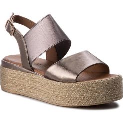 Espadryle INUOVO - 8917 Pewter. Pomarańczowe espadryle damskie marki Inuovo, bez wzorów, ze skóry, bez obcasa. W wyprzedaży za 199,00 zł.