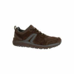 Buty męskie do szybkiego marszu HW 540 skórzane brązowe. Brązowe buty fitness męskie NEWFEEL, z gumy. Za 189,99 zł.
