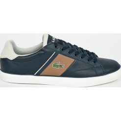 Lacoste - Buty Fairlead 118. Niebieskie halówki męskie marki Lacoste, z gumy, na sznurówki. W wyprzedaży za 359,90 zł.