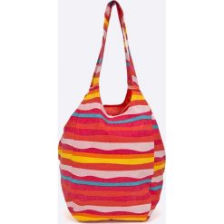 Vero Moda - Torebka. Czerwone torebki klasyczne damskie marki Vero Moda, z bawełny, na ramię, duże. W wyprzedaży za 39,90 zł.
