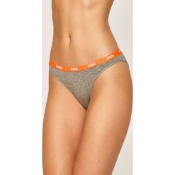 Puma - Figi (2 pack). Szare majtki damskie Puma, xs, z bawełny. W wyprzedaży za 59,90 zł.