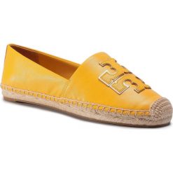Espadryle TORY BURCH - Ines Espadrille 52035 Goldfinch/Goldfinch/Gold 713. Pomarańczowe espadryle damskie Tory Burch, bez wzorów, ze skóry, bez obcasa, na płaskiej podeszwie. Za 1099,00 zł.