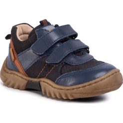 Sneakersy LASOCKI KIDS - CI12-FLICK-01 Cobalt Blue. Niebieskie trampki chłopięce Lasocki Kids, bez wzorów, ze skóry, na rzepy. Za 119,99 zł.