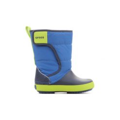 Śniegowce Dziecko Crocs LODGEPOINT SNOW 204660-4HD. Białe śniegowce chłopięce Crocs, bez zapięcia. W wyprzedaży za 195,23 zł.