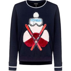 Bluza SPORTALM SHAMY Granatowy. Niebieskie bluzy damskie marki Sportalm, l, z aplikacjami, z dzianiny, bez rękawów, bez kaptura. W wyprzedaży za 490,00 zł.
