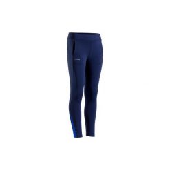 Legginsy tenis 500 dla dzieci. Niebieskie legginsy dziewczęce ARTENGO, bez wzorów, z elastanu. Za 39,99 zł.