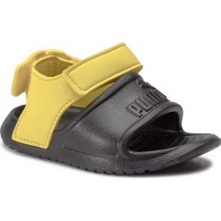 Sandały PUMA - Divecat V2 Injex Inf 369545 01 Puma Black/Blazing Yellow. Żółte sandały chłopięce Puma, z tworzywa sztucznego, bez zapięcia. W wyprzedaży za 109,99 zł.