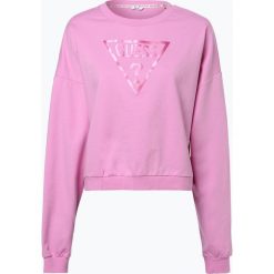 Bluzy damskie: Guess Jeans – Damska bluza nierozpinana, różowy
