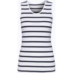 Apriori - Top damski, biały. Białe topy damskie Apriori, xl, w paski, z lycry, bez kołnierzyka. Za 69,95 zł.