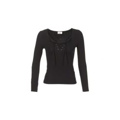 T-shirty z długim rękawem Moony Mood GREVIN. Czarne t-shirty damskie Moony Mood, s, bez wzorów, bez kołnierzyka. Za 109,00 zł.