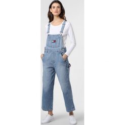 Tommy Jeans - Jeansy damskie – Dungaree, niebieski. Niebieskie jeansy damskie Tommy Jeans. Za 579,95 zł.