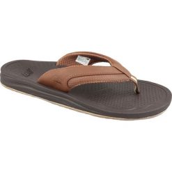 Brązowe Japonki New Balance M M6080BR. Pomarańczowe klapki męskie New Balance, bez wzorów, z tworzywa sztucznego. W wyprzedaży za 189,00 zł.