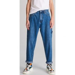 Spodnie jeansowe baggy - Niebieski. Niebieskie spodnie męskie Reserved, m, bez wzorów, z jeansu. Za 149,99 zł.