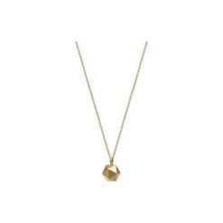 NASZYJNIK MINI- ICOSAHEDRON PENDANT - ZŁOTY. Żółte naszyjniki damskie marki Myia, złote. Za 288,00 zł.