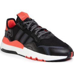 Buty adidas - Nite Jogger EG6750 Cblack/Ftwwht/Hirere. Czarne buty sportowe męskie Adidas, na co dzień, bez wzorów, ze skóry, eleganckie, bez zapięcia. Za 549,00 zł.
