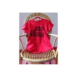 Oto jest Kasia. Szare t-shirty damskie marki Kurdemol, l, bez wzorów, z dresówki, z dekoltem na plecach. Za 75,00 zł.