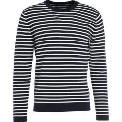 Swetry klasyczne męskie: J.LINDEBERG JUDE STRUCTURE STRIPE Sweter off white