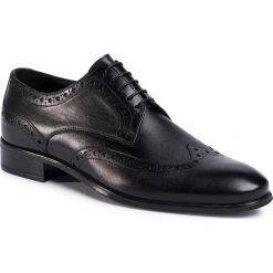 Półbuty WITTCHEN - 90-M-601-1 Czarny. Czarne buty wizytowe męskie Wittchen, bez wzorów, ze skóry, eleganckie, bez zapięcia. W wyprzedaży za 319,00 zł.