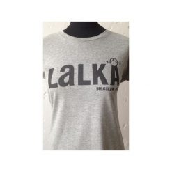 Lalka. Szare t-shirty damskie marki Kurdemol, s, bez wzorów, z dresówki, z dekoltem na plecach. Za 75,00 zł.