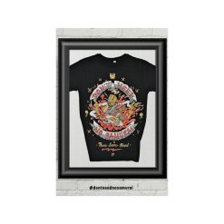 T-SHIRT COLORFUL RIDER REGULAR. Czarne t-shirty męskie Don't need no samurai, s, z napisami, z dzianiny, klasyczne, z klasycznym kołnierzykiem. Za 139,00 zł.